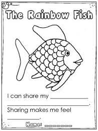 The Rainbow Fish Free Rainbow Fish Rainbow Fish Activities Kindergarten Art Activities