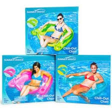 Inflatable Chill Out Pool Chair 48in X 38in Five Below In 2020 Pool Chairs Summer Waves Chill Out Lounge