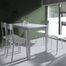 Tuco te ofrece soluciones fáciles, como nuestras magníficas mesas. Conjunto Mesa Cocina Cristal Extensible 4 Sillas