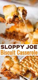 Sloppy Joe Biscuit Casserole Ground Beef Casserole Recipes Beef Casserole Recipes Ground Beef Recipes Easy