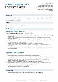 Automotive service advisor responsibilities include helping the customers and advicing them what os right for their vehicle. Automotive Service Advisor Resume Samples Qwikresume