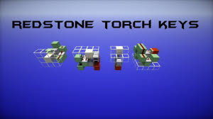 As you can see i use a redstone torch to power the block behind the top piston, this results in both pistons getting triggered. Tutorial Redstone Torch Keys Ceiling Floor Wall Youtube