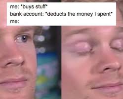 Blinking White Guy Is A Gif Of A Dude Looking Shocked And Annoyed Like Excuse Me It Can Be Used To Show Mild Offense In Funny Memes Blinking Guy Meme Humor