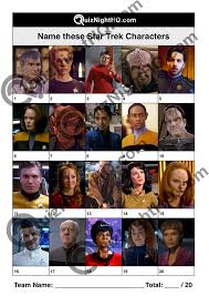 Which star trek captain suffers from androgenic alopecia? Star Trek Characters 003 Quiznighthq