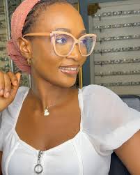 MODEL ROCKING ANTI BLUE LIGHT ALICE FRAME IN CARAMEL 😍😍😍, 8000 only ,  Light Weight 😍😍😍, Perfect For Prescription Glasses 😍😍😍, Non Tarnish  😍😍😍, Comes In A Protective Pouch With Soft Wipes 😍😍😍, 100% ...