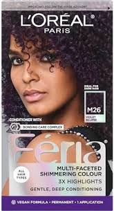 Amazon.com : L'Oreal Paris Feria Midnight Bold Multi-Faceted Permanent Hair  Dye, One-Step Hair Color Kit for Dark Hair, No Bleach Required, Violet  Eclipse : Beauty & Personal Care
