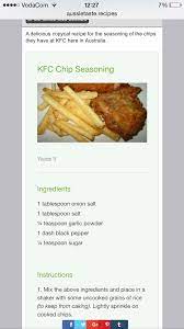 Kfc Chip Seasoning Kfc Chicken Recipe Chip Seasoning Kfc Recipe