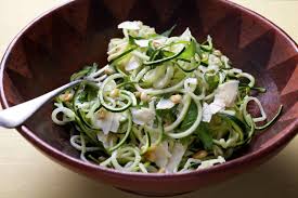Ellie Krieger Perfects The Zucchini Noodle Salad Zucchini Noodles Salad Ellies Real Good Food Zucchini Salad