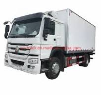 HOWO 5m 6m 7m 40000 50000 60000 70000 Refrigerated Day Old Chickens Van  Truck