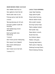 Ikan kekek mak iloi iloi / ikan gelama mak ilai ilai / hujan emas di n. Ikan Kekek Saloma Lirik