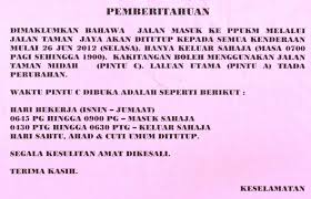 Kami memang ada taip sambungan novel but semuanya draft draft draft. Gate C Opens Gate B Exits Only Ppukm