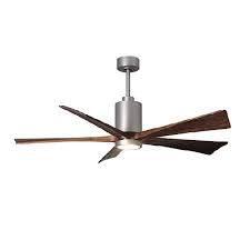 What color would you like? Matthews Fan 60 In 31w Patricia 5 Ceiling Fan W Light Dc 6 Speed 5 Walnut Blades Brushed Nickel Matthews Fan Pa5 Bn Wa 60 Homelectrical Com