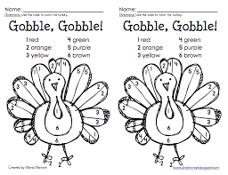 Thanksgiving Color By Number Turkey Freebie Kinder Craze A Kindergarten Teaching Blog Turkey Coloring Pages Thanksgiving Color Thanksgiving Preschool