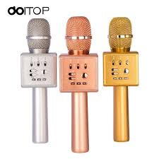 20 Off Doitop Fashion I6 Wireless Karaoke Microphone Bluetooth Ktv Magic Voice Change Dual Speaker Mic Met Wireless Speakers Bluetooth Karaoke Microphones