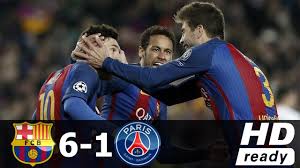 Half the task is already done. Barcelona Fc Vs Psg 6 1