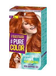 7 7 Red Ginger Schwarzkopf Pure Color Kestovari Hiusvarit In 2020 Schwarzkopf Hair Color Blending Gray Hair Red Orange Hair