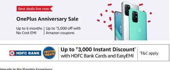 Hdfc bank offers smartemi feature; Hot Deal Oneplus Smartphones Getting An Instant Discount Of Upto Rs 3000 Via Hdfc Cards Gizmochina