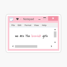 However, blackpink lovesick girls lyrics sound poetic. Lovesick Girls Blackpink Stickers Redbubble