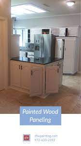 One of our specialties is spraying a fine painted finish over stained cabinetry. 65 Cabinet Refinishing By Dfw Painting Ideas Refinishing Cabinets Cabinetry Dfw