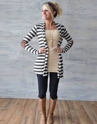 Black And White Striped Cardigan Love My Stripes Cardigan Fashion Beautiful Cardigans Striped Cardigan