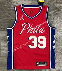 Philadelphia 76ers jerseys and uniforms at the official online store of the 76ers. 2021 Jordan Theme Philadelphia 76ers Red 39 Nba Jersey 311 Philadelphia 76ers