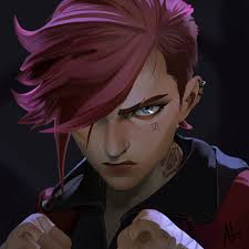 Vi and Jinx from the final season of Arcane, reimagined in a new design,  built in-house from scratch. Made in collaboration with and officially  licensed by Riot Games and Arcane. Matte or