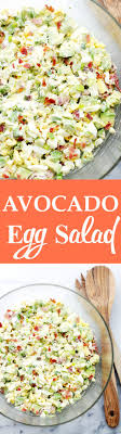 Avocado Egg Salad Recipe Diethood Avocado Recipes Diy Food Recipes Egg Salad Recipe