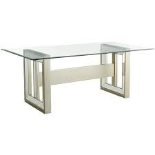 Pier 1 Imports Champagne Alexa Rectangular Mirrored Dining Table Base Dining Table Bases Glass Top Dining Table Rectangle Dining Table
