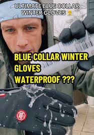 These Gloves make a great last minute gift ! ULTIMATE BLUE COLLAR WINTER  THERMAL GLOVES 👷‍♂️🦺❄️ #gloves #thermal #waterproof #bluecollar  #bluecollarboys #wintergloves #tiktokmademebuyit #carhartt