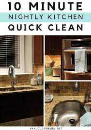 Maybe you would like to learn more about one of these? Nightly Kitchen Quick Clean Clean Mama