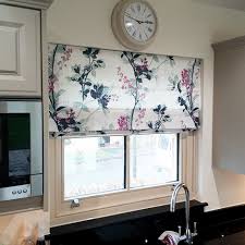 Prints and floral light filtering roman shades. Contemporary Floral Roman Blinds Gallery Just Fabrics
