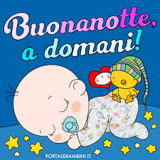 Buonanotte a Domani (immagini gratis)