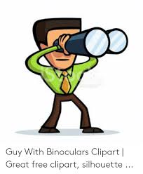 Guy With Binoculars Clipart Great Free Clipart Silhouette Free Meme On Me Me