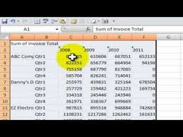 Convert Pivot Table To Standard List Pivot Table Converter List