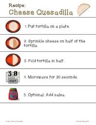 Interactive Cooking Lessons Nachos And Cheese Quesadillas Visual Recipes Preschool Cooking Cooking Classes For Kids