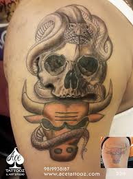 In japanese culture, a snake is often associated with regeneration, healing and medicinal remedies as well, so it makes sense that it would embody the same when in the form of a tattoo. Best Skull Tattoos Designs For Men Ace Tattooz Art Studio