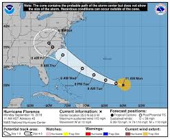 Powerful Florence Still Churning Toward Nc Coast Mother Earth News National Hurricane Center Hurricane Watch
