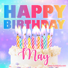 Send one of them to the woman, and you can safely communicate with her all the following year. Funny Happy Birthday May Gif Download On Funimada Com
