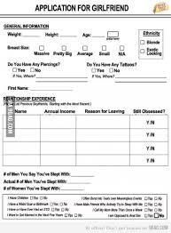 Required application materials application application fee transcripts personal essays recommendation letters writing sample (degree applicants) graded paper (certificate documents similar to 15 gf application instructions final. Girlfriend Application 9gag