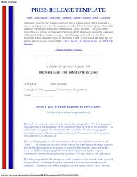 One being try keeping the press release to one page. 46 Press Release Format Templates Examples Samples á… Templatelab