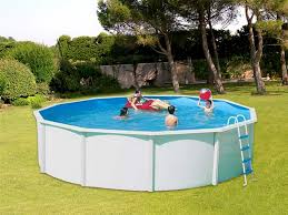 Toi Kit Piscine Hors Sol Acier Canarias Circular Ronde O2 30 X 1 20m Laque Blanc