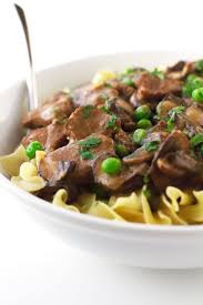 Beef Stew With Mushrooms Over Egg Noodles Recipe Little Spice Jar Beef Stew Meat Recipes Stew Meat Recipes Egg Noodle Recipes