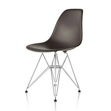 Eames Dsr Molded Plastic Side Chair With Wire Base Design Quest