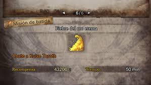 Not sure how else to progress the quest, i remember finding the golden scale some time back but i didn't know about the end game at this stage and didn't follow it up, so i can't recall if i've already spoken to the admiral or not. Monster Hunter World Iceborne Manual Web Oficial Kulve Taroth De Rango Maestro