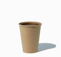 UNIQ 12 oz Single Wall Kraft Paper Coffee Cups - 1000/Case ...