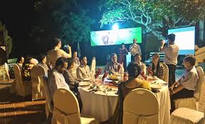 Hello everyone, can i have your attention for a moment? Welcome Dinner Party To Mr Abdul Karim And Pksf Delegation