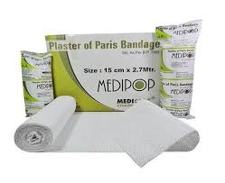 Condensing alçıbay plaster of paris is removed from the plaster mold. Medical Bandage Plaster Of Paris Bandage Exporter From Ahmedabad