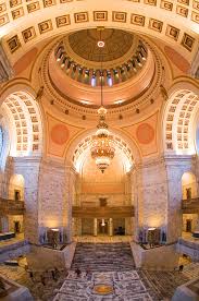 Capitol in the building's southeast corner on the united states capitol rotunda is located below the capitol dome. Washington State Capitol Rotunda Photograph By Frank Tozier