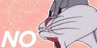 Search, discover and share your favorite bugs bunny no gifs. No Meme Bugs Bunny Sticker