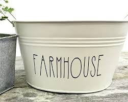 Buy metal decorative decorative buckets and get the best deals at the lowest prices on ebay! This Farmhouse Bucket Is So Cute And Could Be Used For So Many Things In Your Farmhouse Decor Aff Farmhouse Decor Farmhouse Kitchen Decor Home Decor